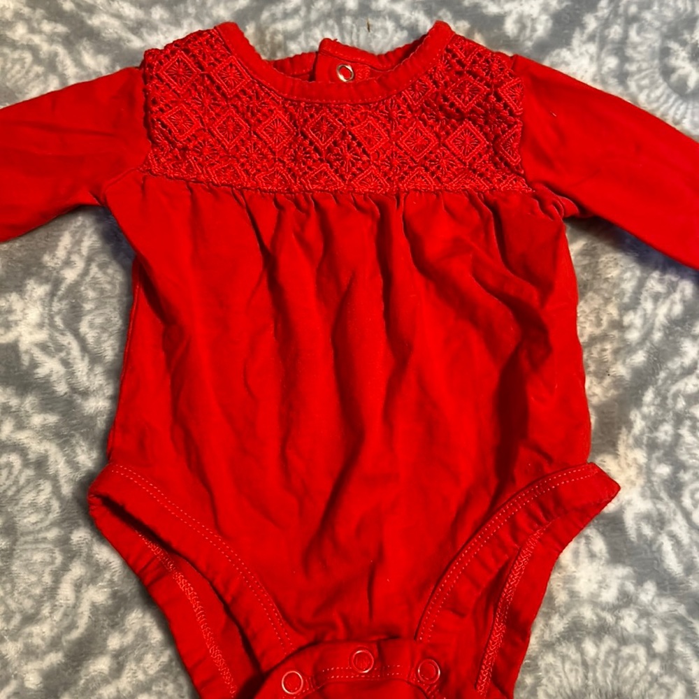 Red Onesie ❤️🌼